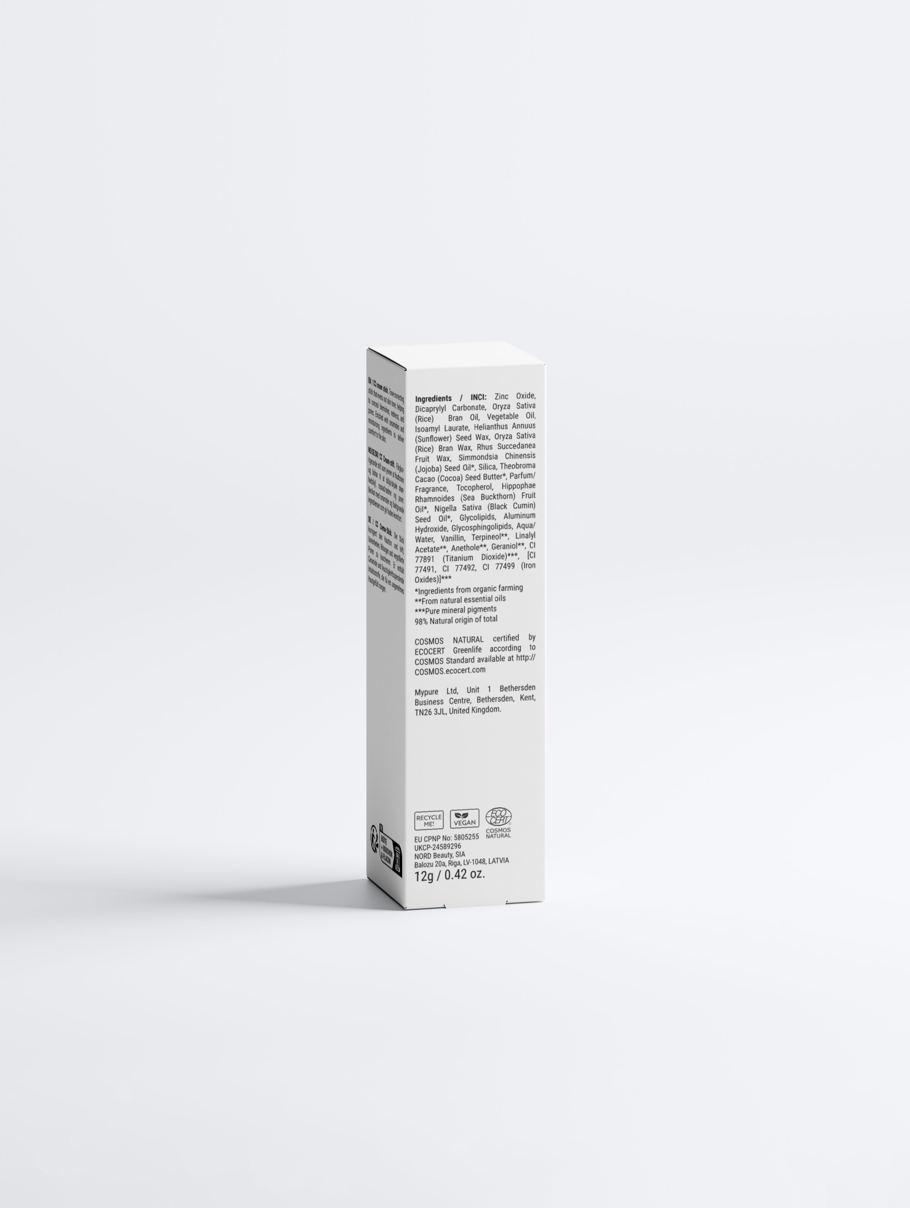 CC Cream Ceramide SPF30 Stick: 30 TAN